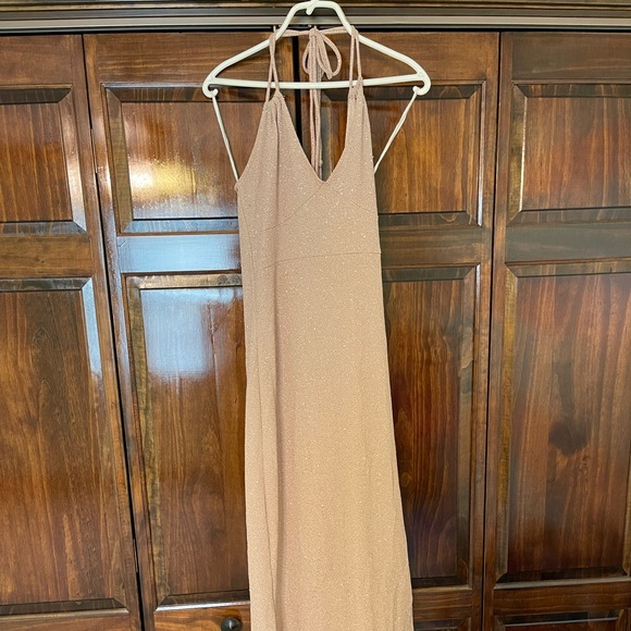 Debut Gold Gown - Picture 1 of 5